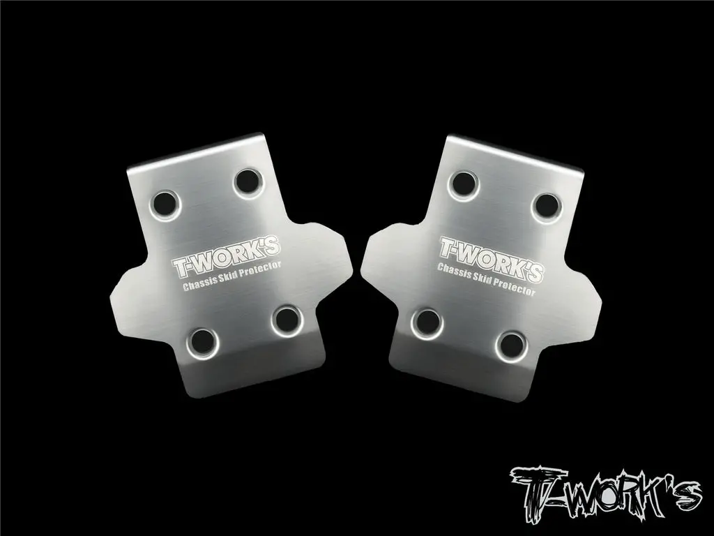 Stainless Steel Front Chassis Skid Protector ( Hb Racing D817/D819 Ver.2 ) 2Pcs. 1