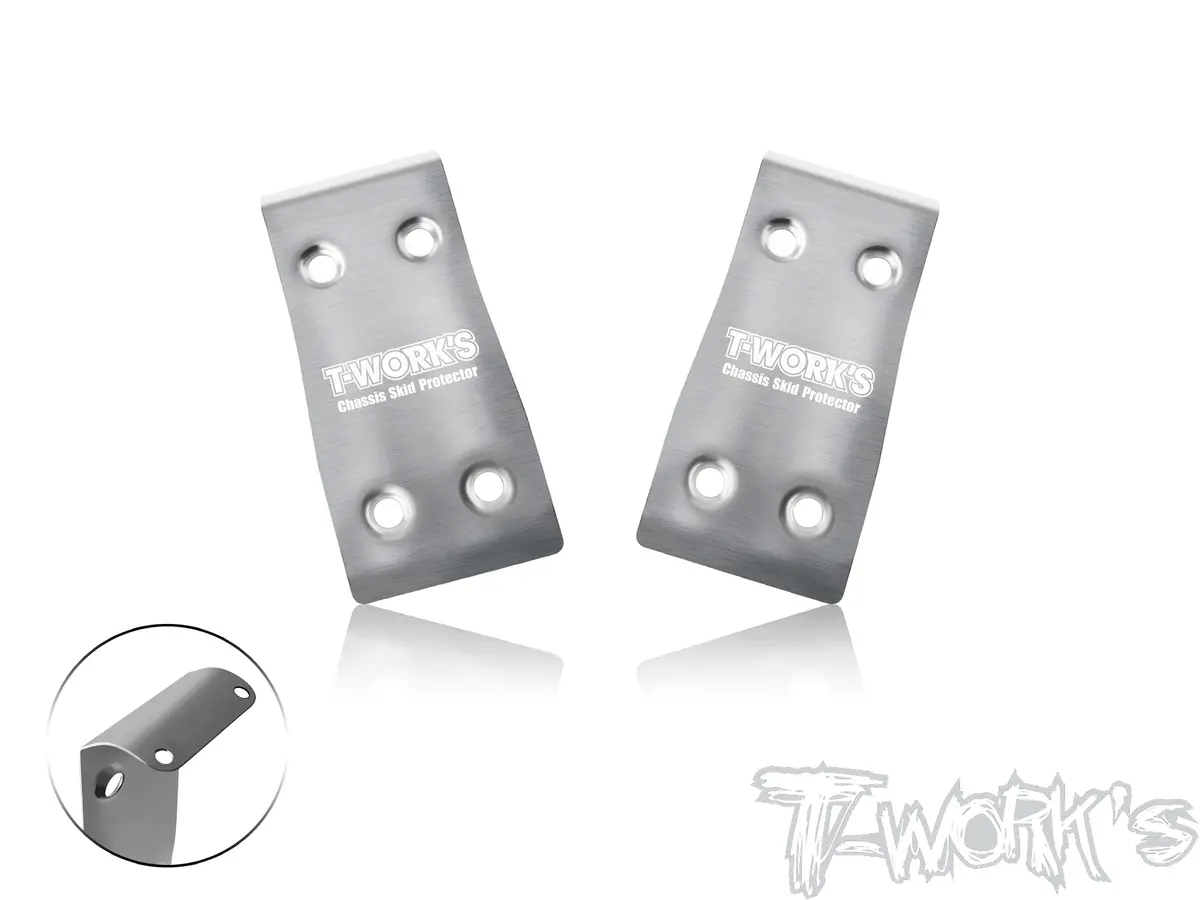 To-235-X5b	  Stainless Steel Front Chassis Skid Protector ( Hongnor X5b ) 2Pcs. 1