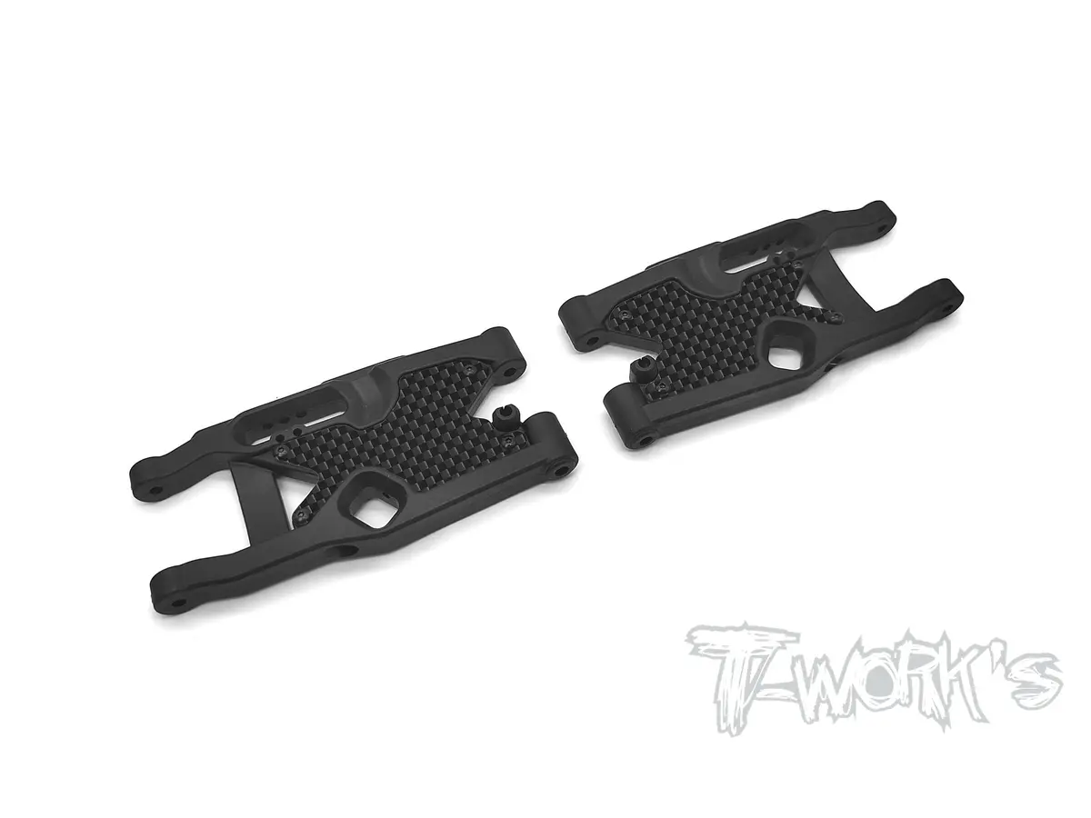 To-246-B4.1  Graphite Rear A-Arm Stiffeners 1Mm ( For Team Associated Rc8 B4.1 ) 1