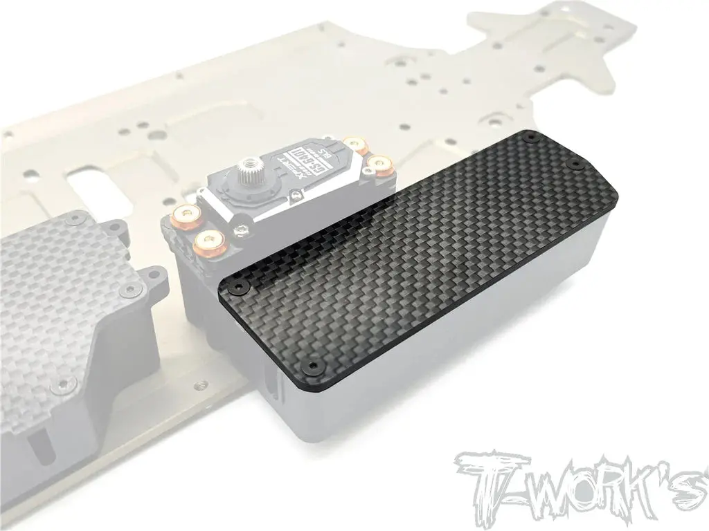 To-297-B3.2 Graphite Reciver Battery Box Plate ( Team Associated Rc8 B3.2/T3.2 ) 1