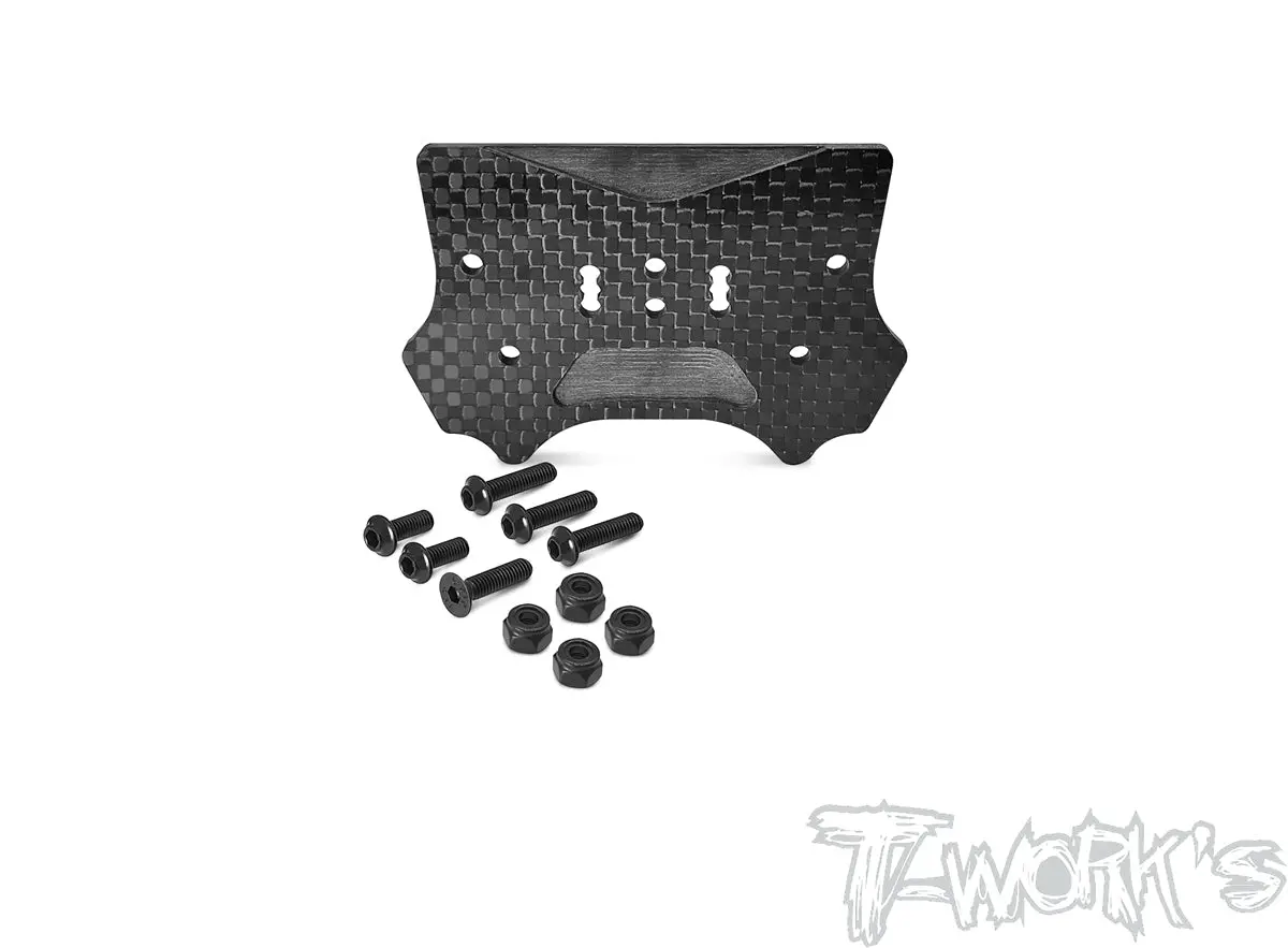To-319-D8t Graphite Front Body Mount Adaptor ( For Hb D8t ) 1