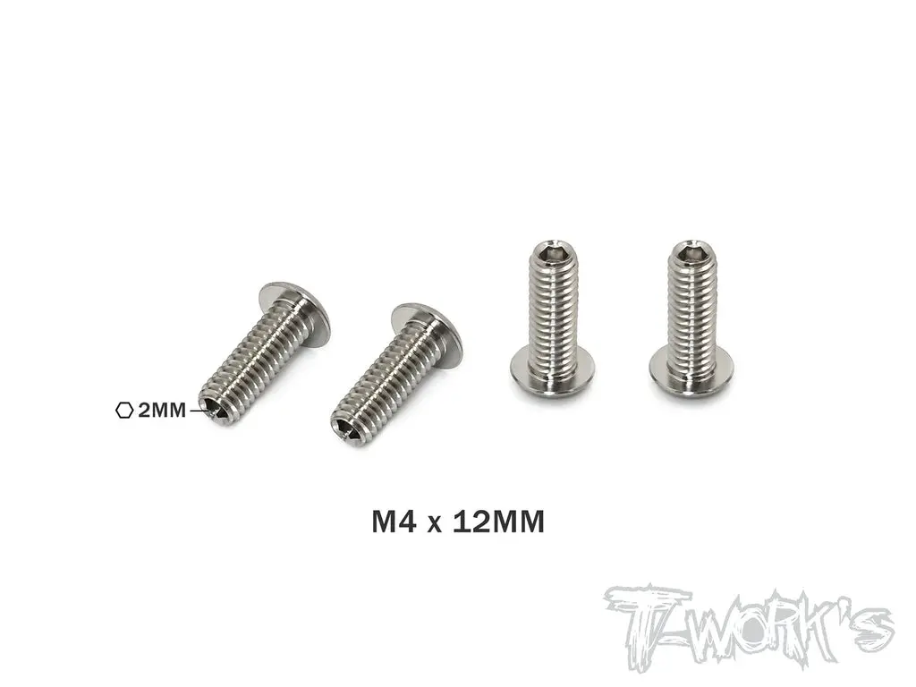 Tp-087-D M4 X 12Mm 64 Titanium Down Stop Screws 4Pcs. 1