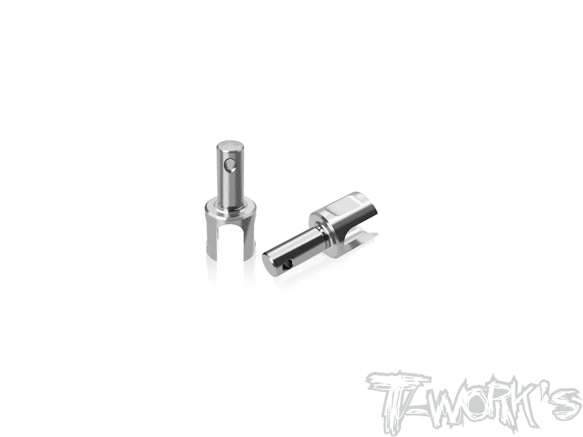 Tp-180-Ms1.0  64 Titanium Gear Diff. Bb Driveshaft Adapters (  For Yokomo Ms 1.0 & Axon Tc10/3  ) 1
