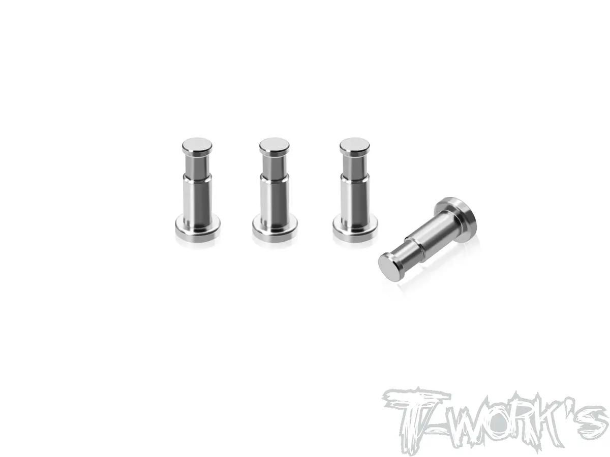 Tp-221-A	64 Titanium King Pin ( For Hong Nor X5b ) 4Pcs. 1