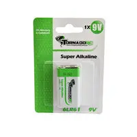 Tornado Rc 9V Size Battery 1 Per Pack Super Alkaline 1