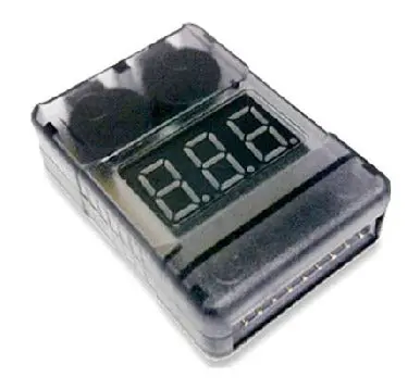 Lipo Battery Low Voltage Alarm & Tester 2-8 Cell Trc-Lipoalarm 1