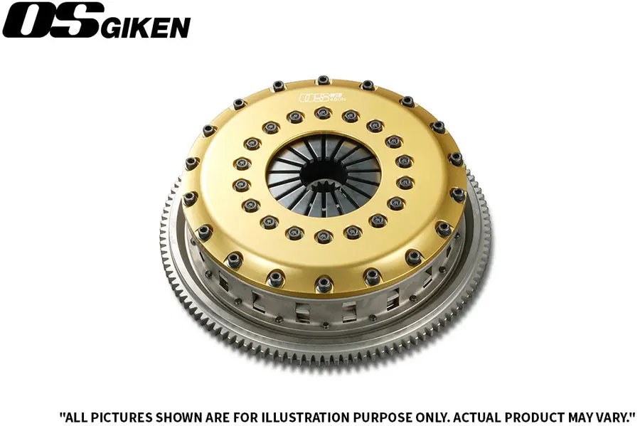 Os Giken Toyota Supra 1Jzgte R Series Quad Plate W/Floating Center Hub Clutch Ty021-Dh5 1