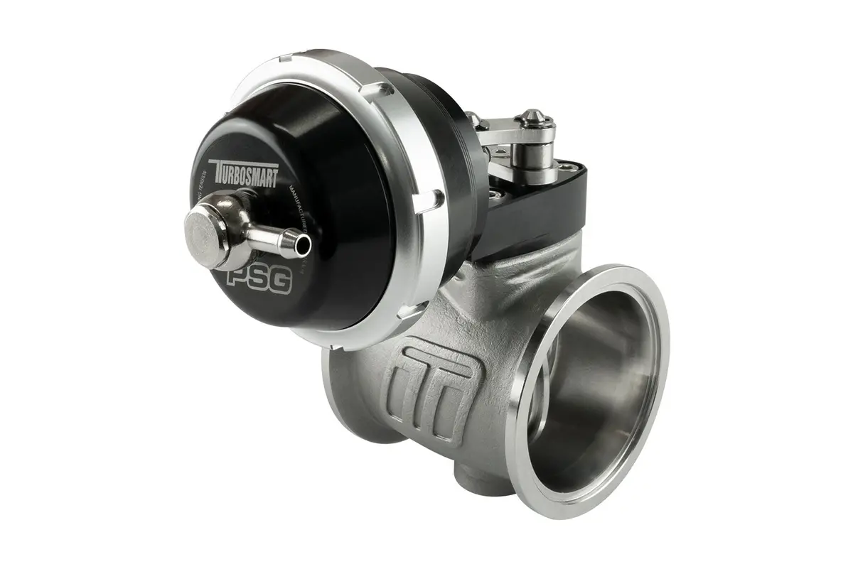 Turbosmart Pneumatic Straightgate50 (Vacuum-Based) 6 Inhg External Wastegate (Black) 1