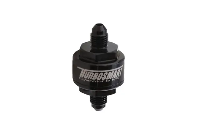 Turbosmart Billet Turbo Oil Feed Filter 44Um -3An – Black 1