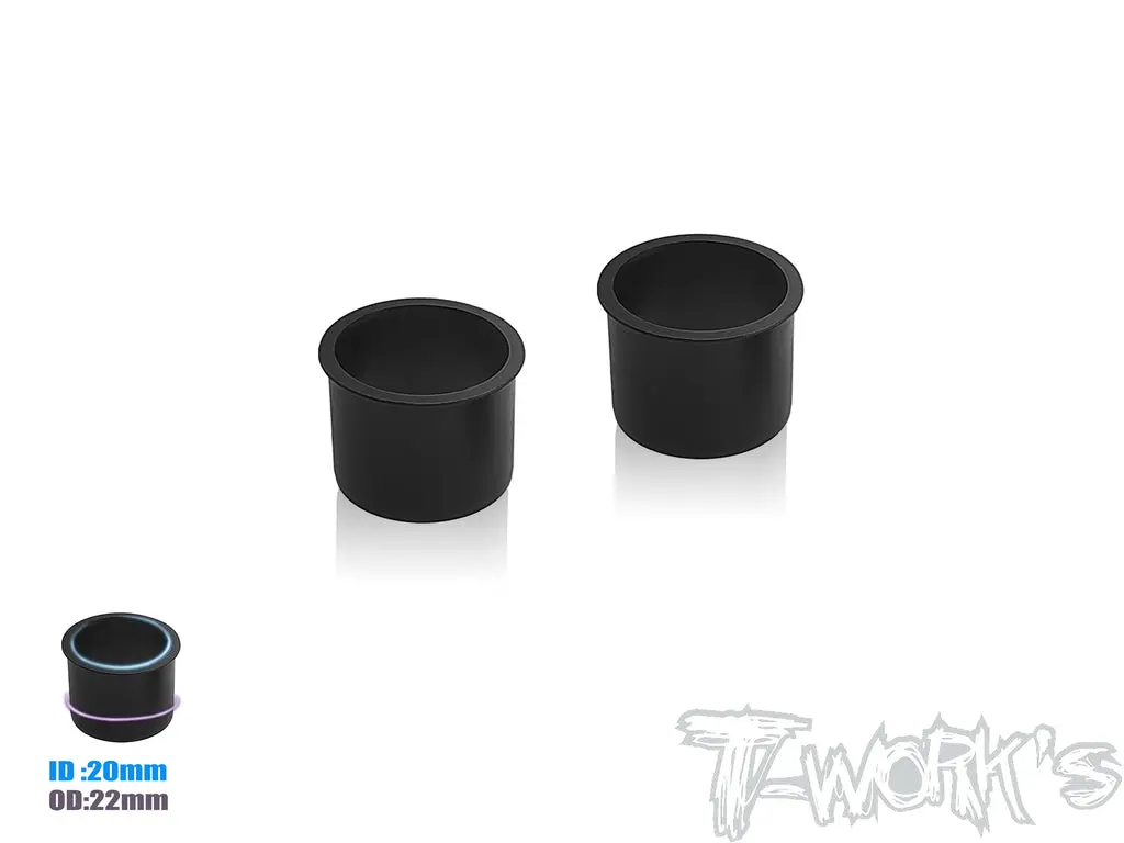 Tt-120-A-20-Bk Tool Stand 22 To 20Mm Adapter ( Black ) 2Pcs 1