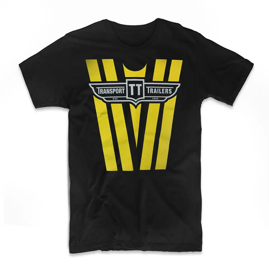 Transport Trailers T Shirt - Hi Vis With Logo 1