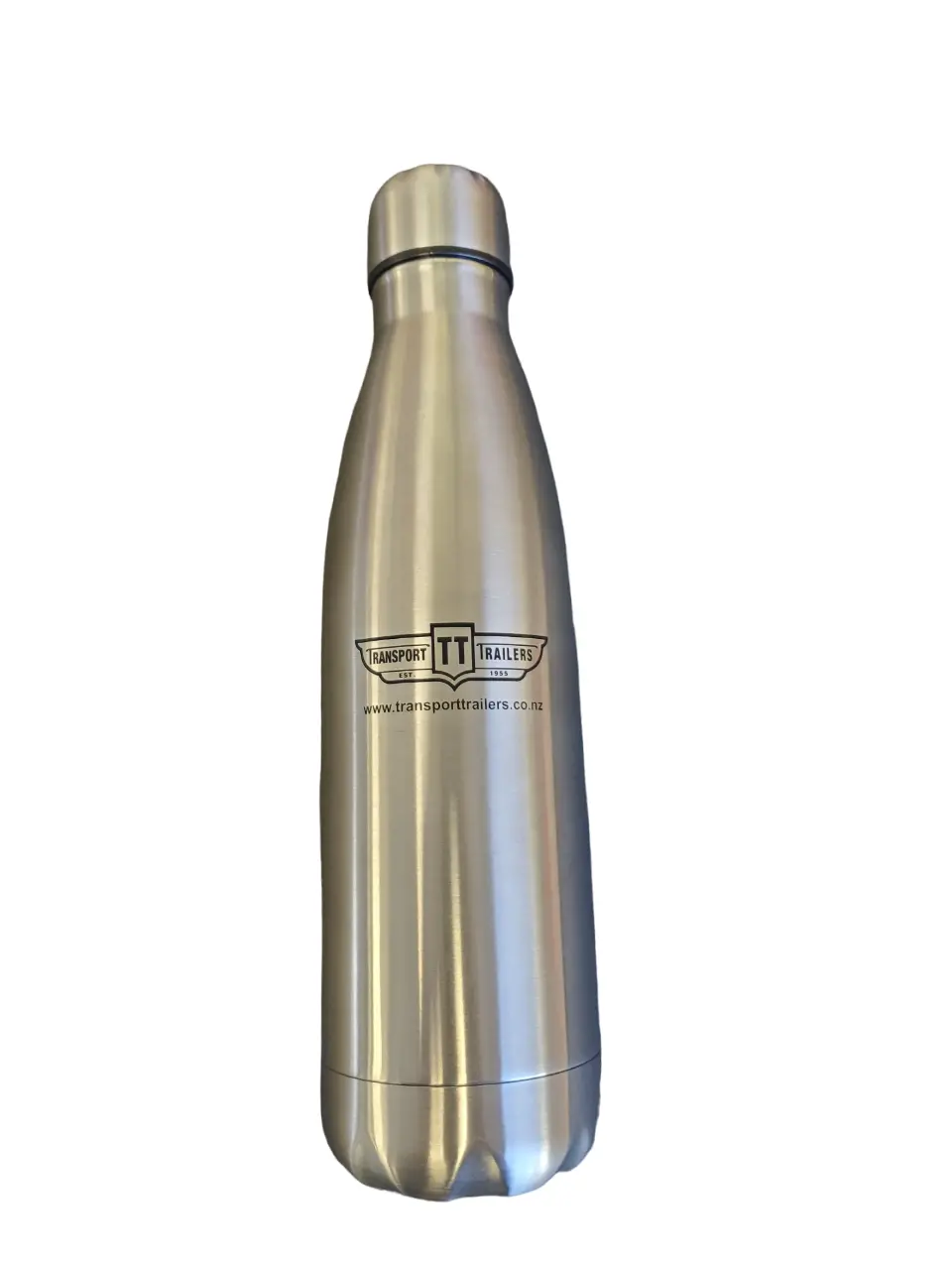 Transport Trailers Bottle - Silver With Logo 1