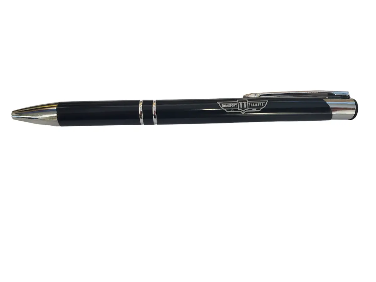 Transport Trailers Pen - Black With Logo 1