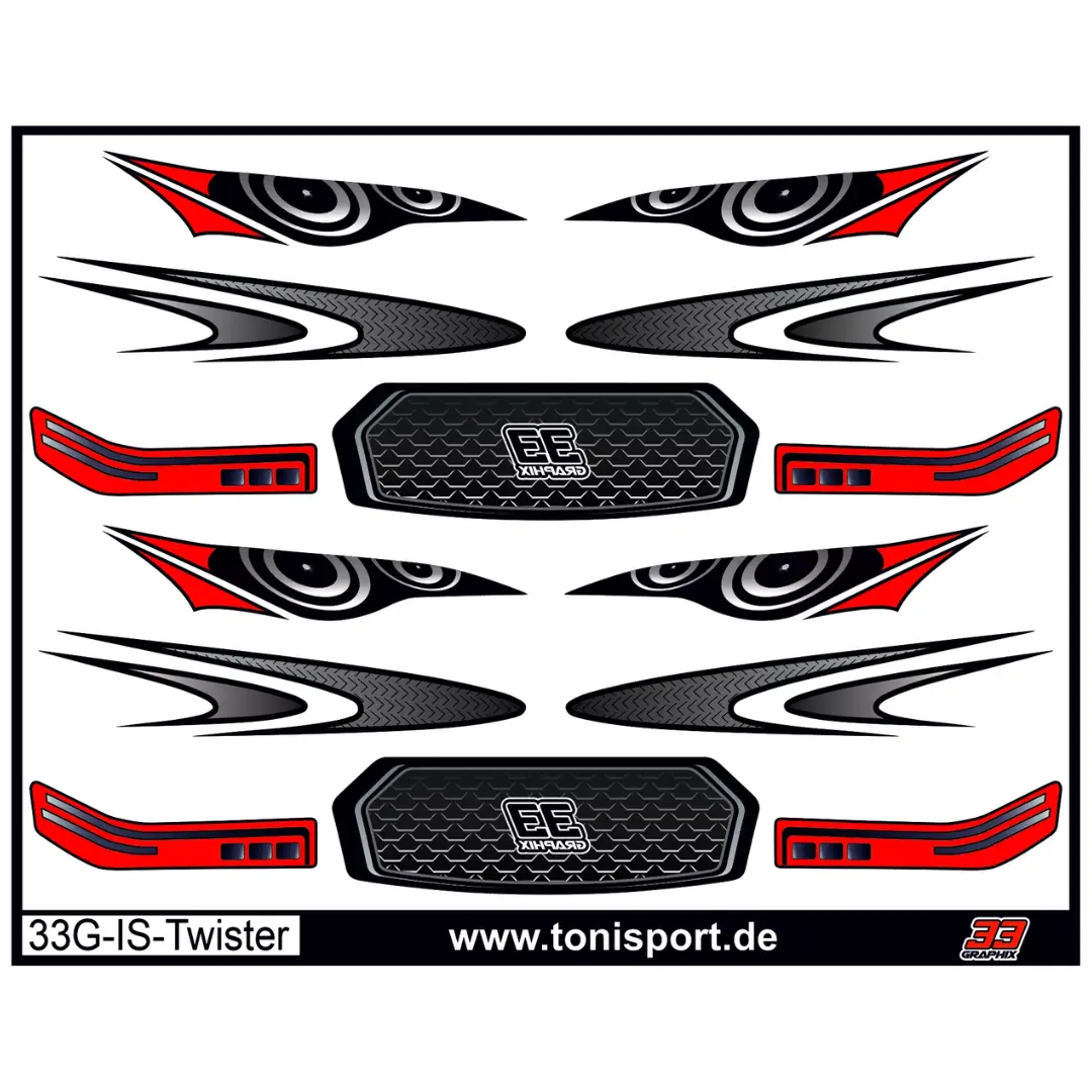 33Graphix Inside Headlight Sticker Xtreme Twister/Speciale 1