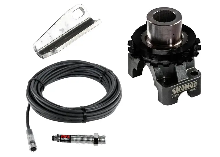 Rife 2.500" 16 Tooth High Def Driveshaft Speed Wheel (Ford 8.8) For Strange U1596 - Sensor Included 1