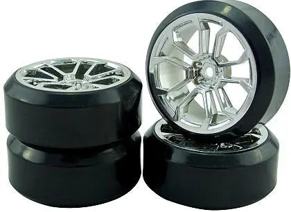 1/10 Drift 10-Spoke Tire Set (Vskt636028s) 1