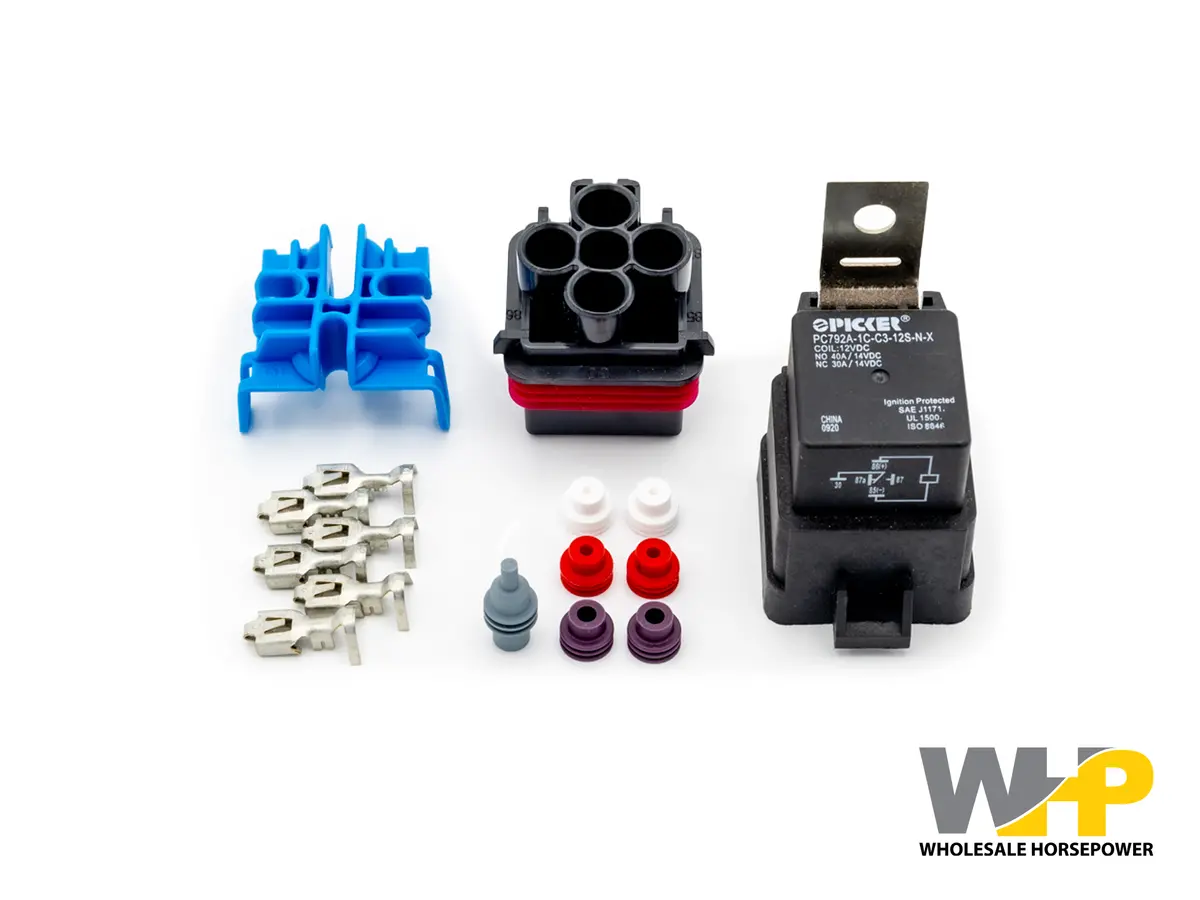 Sealed Push To Seat Spdt Relay Kit, 40A 1