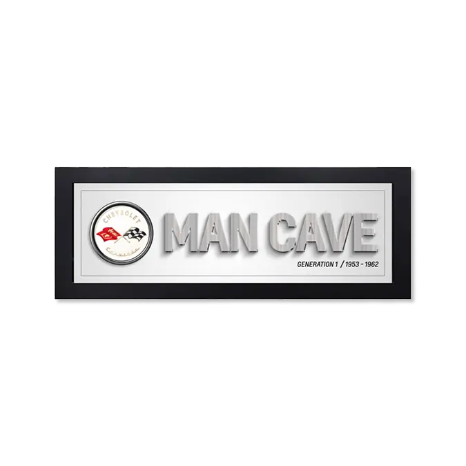 Corvette Generation 1 Man Cave Framed Art 1