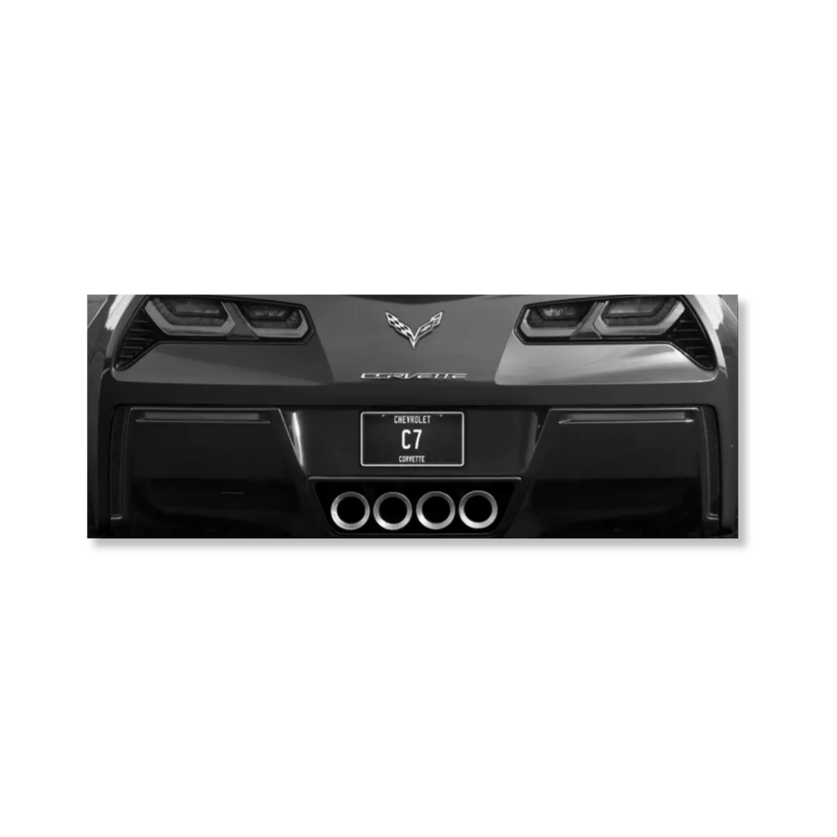 Corvette C7 Wrapped Canvas 1