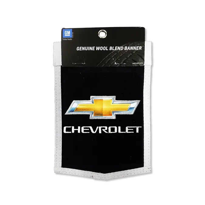 Chevrolet Mini Wool Embroidered Banner 6"X 9" 1