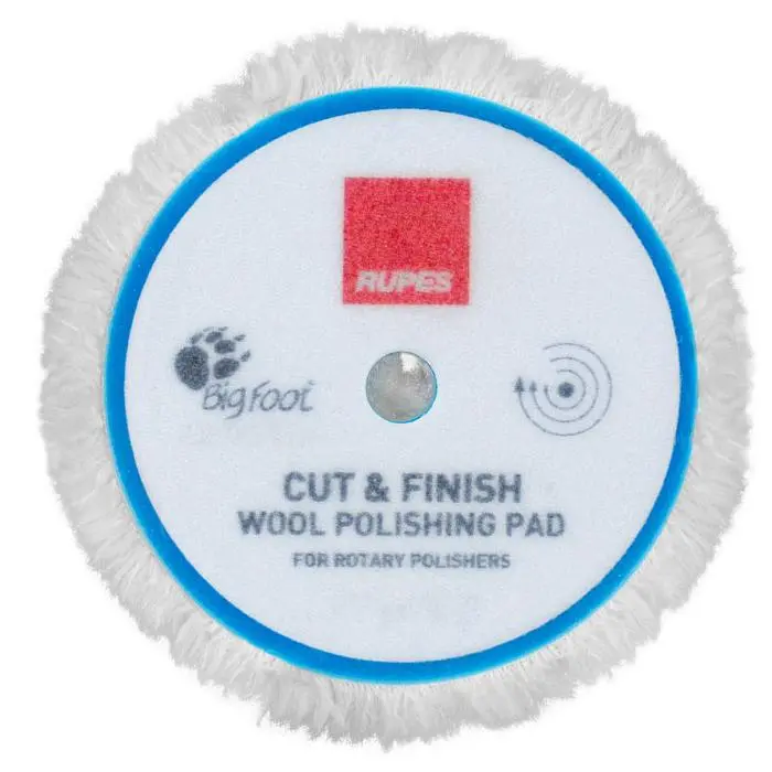 Rupes Cut & Finish Wool Rotary Polishing Pad (3", 5", 6") 1