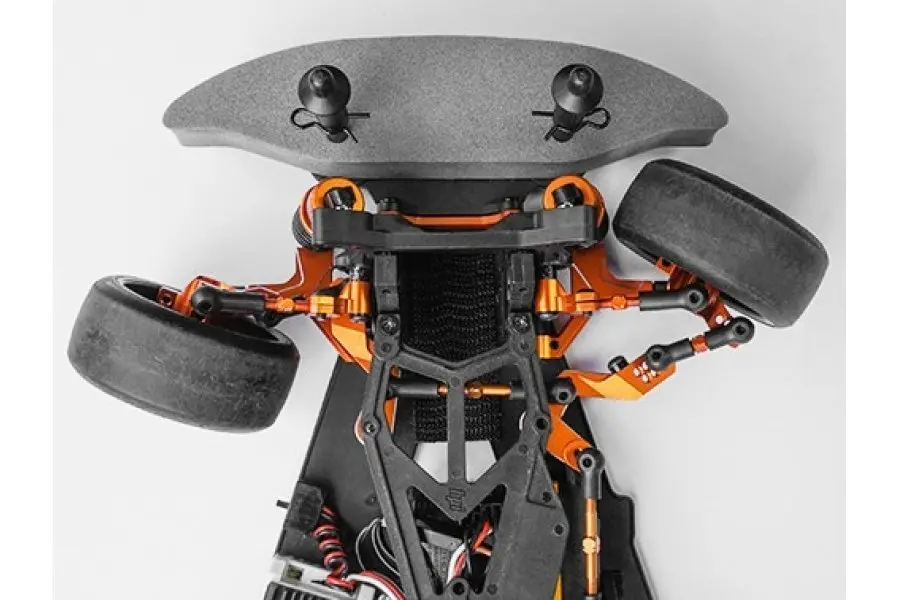 Yeah Racing Hpi Sprint 2 Orange Aluminium Rwd (Rear Wheel Drive) Conversion Kit - Spt2-S04or 2