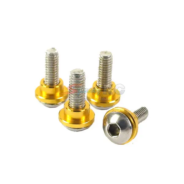Yeah Racing Servo Screw 3Mm Gd For All 1:8 1:10 Scale Car Ser-006Gd 1