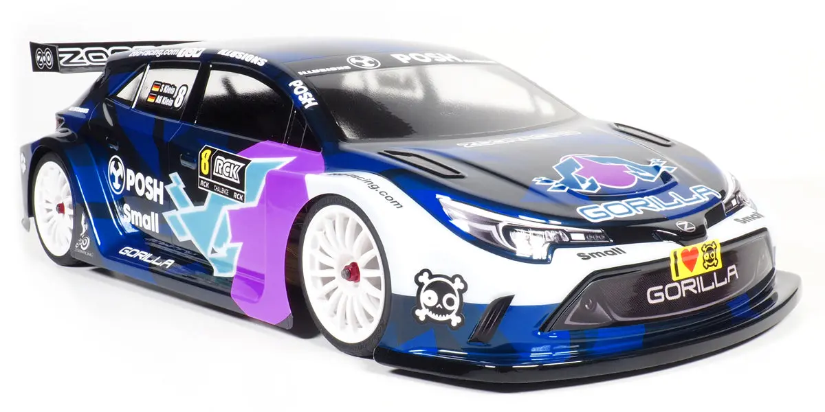 Zoo Racing Gorilla 1/10Th Fwd Touring Shell Zr-0008 1