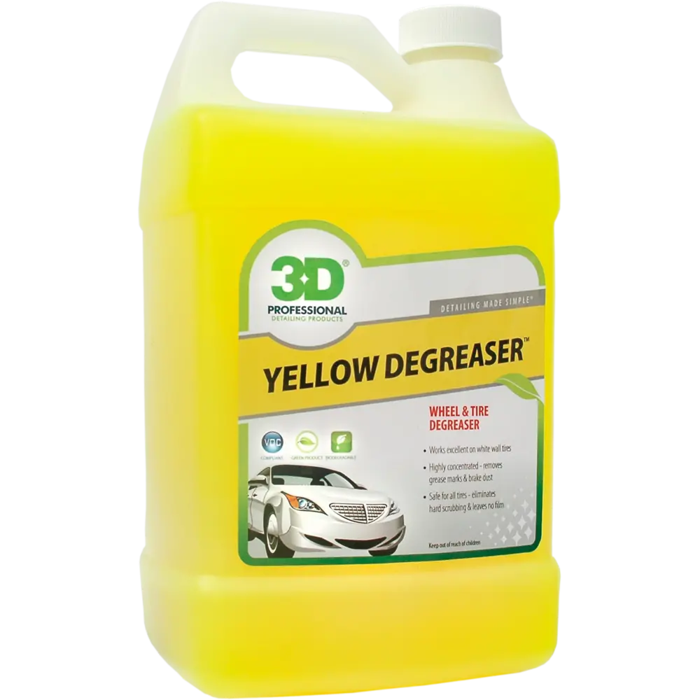 3D Yellow Degreaser - Tire And Rims 128Oz 1