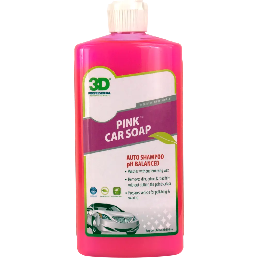3D Pink Car Soap 16Oz 1