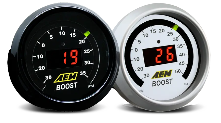 Aem Digital Boost Gauge. -30~35Psi 30-4406 1