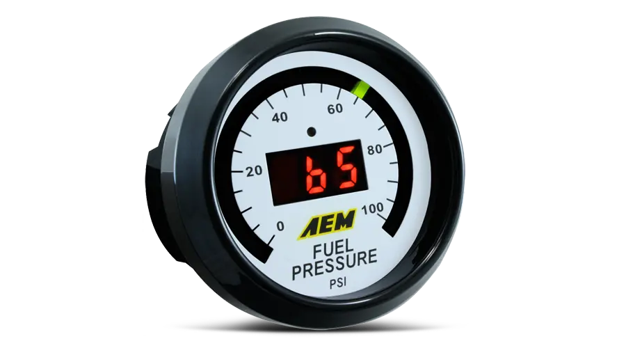 Aem Digital Fuel/Oil Pressure Gauge 0~100Psi 30-4401 2