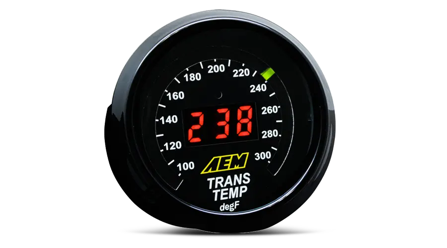 Aem Digital Oil/Transmission/Water Temperature Gauge. 100~300F 30-4402 1