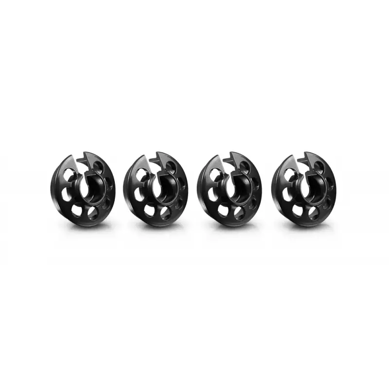 308031-K Xray Alu Xray Shock Spring Retaining Collar - Black (4) 1