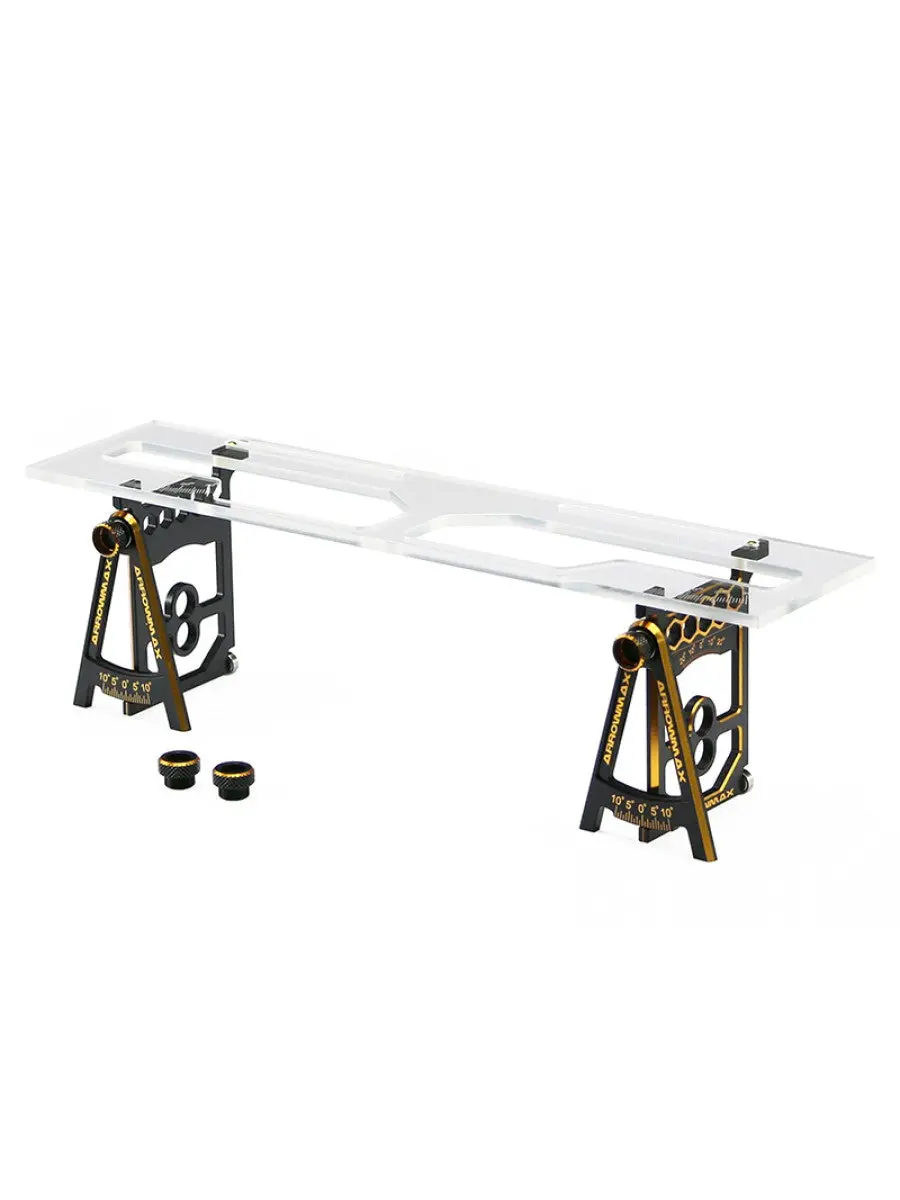 Arrowmax Set-Up System For All 1/10 & 1/12 Pan Cars With Bag Black Golden (Am-171043-Le) 1