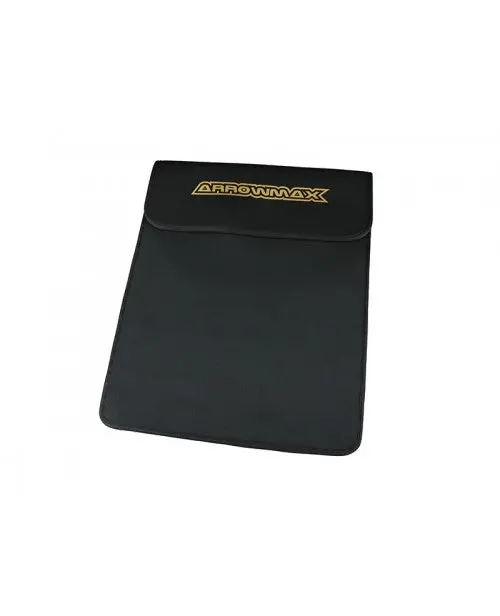 Am-171004	Bag For Graphite Set-Up Board (1/10 & 1/8 Cars) Black Golden 1