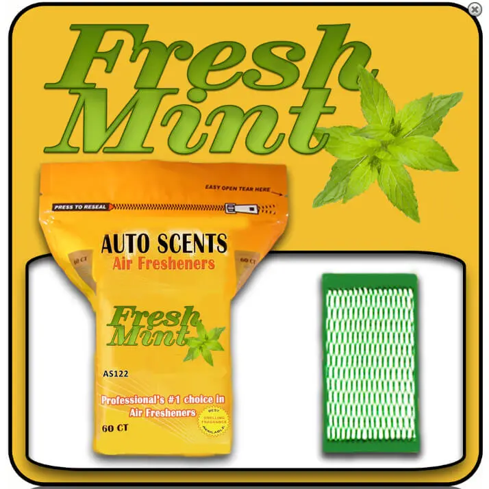 Autoscents Fresh Mint Scent Pads 60 Count Bag 1