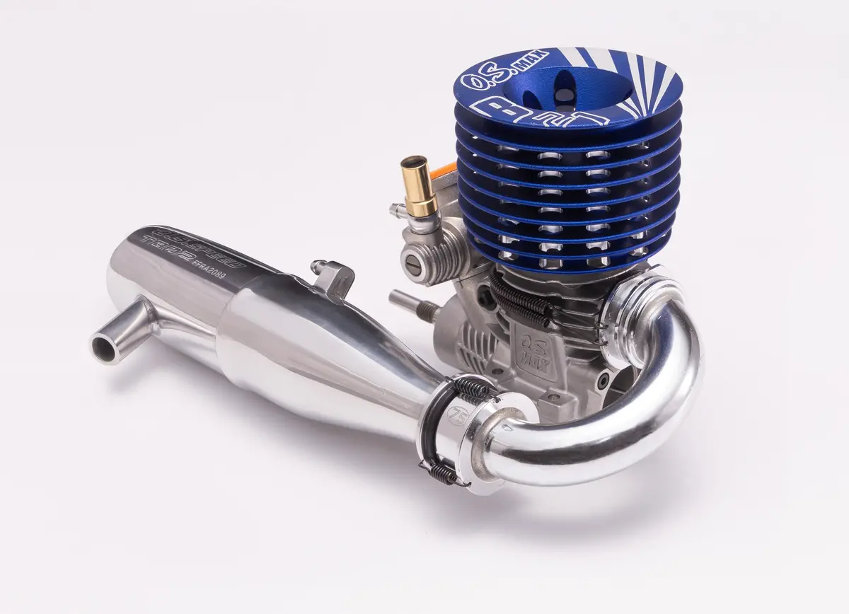 O.S. Engines Max-B21 1:8 Offroad Combo W/ Pipe & Manifold 1