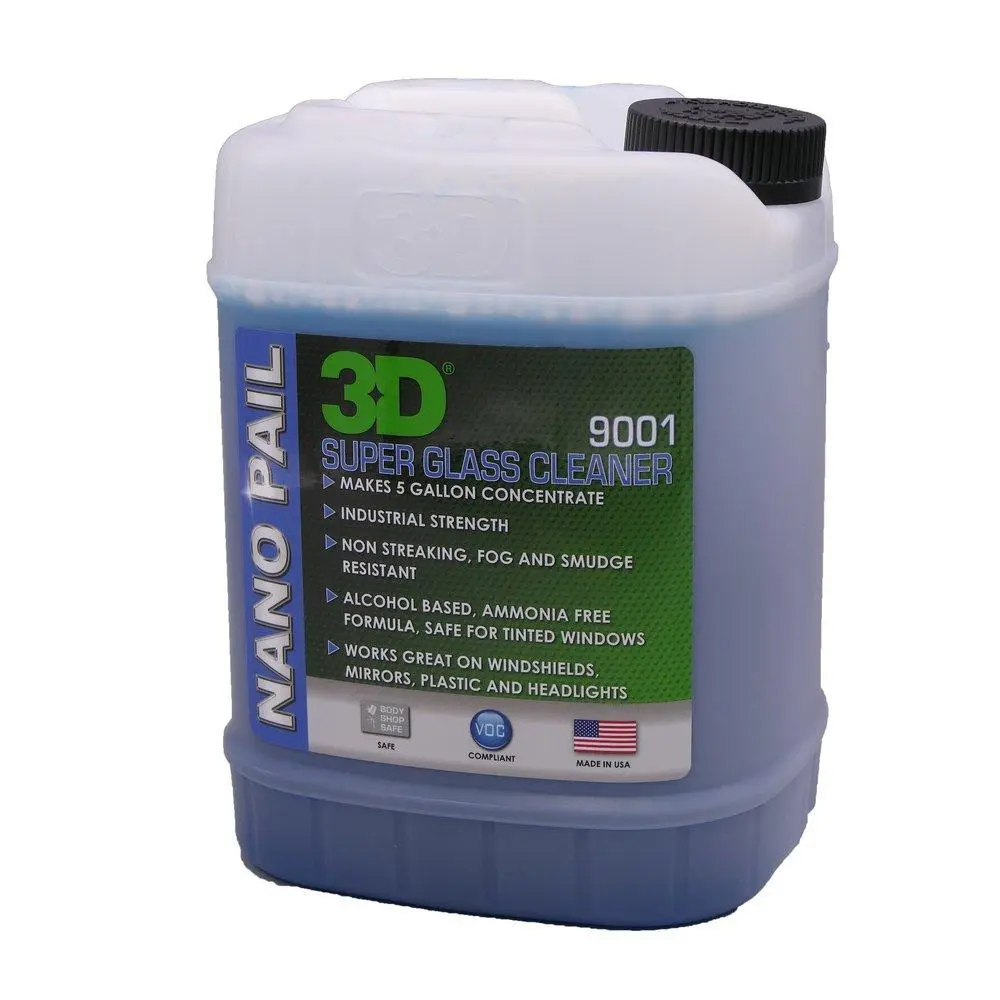 3D Super Glass Cleaner Concentrate 64Oz (1:50 Mix) 1