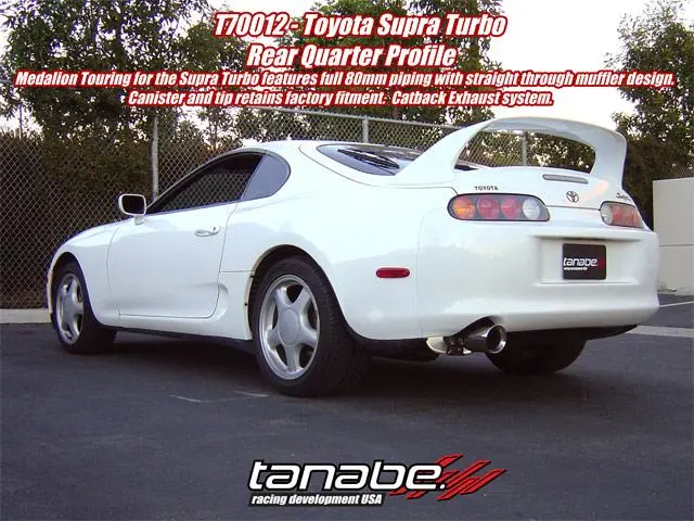 Tanabe / Revel Medallion Touring-S Catback Exhaust 93-98 Supra Turbo 2