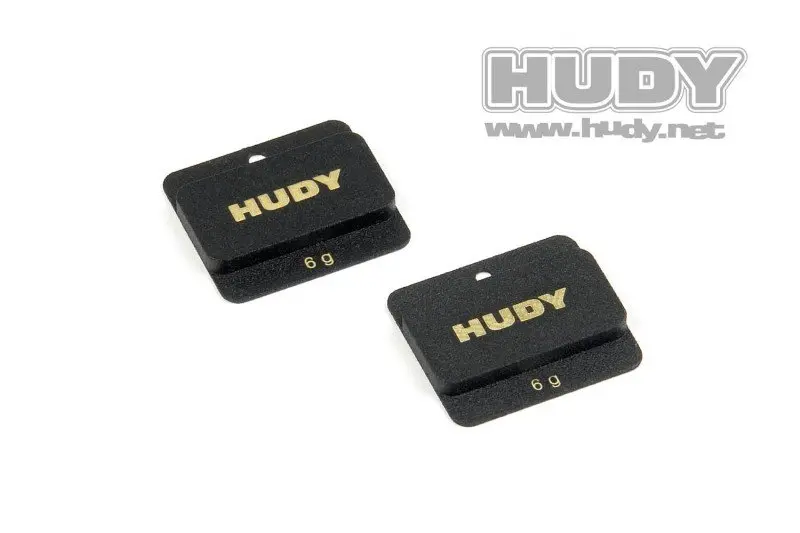 Hudy Lipo Chassis Balancing Weights 6G (2Pc) 1