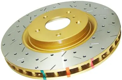 Dba 1993-1998 Toyota Supra Turbo Rear Drilled/Slotted 4000 Series Rotor 4719Xs 2