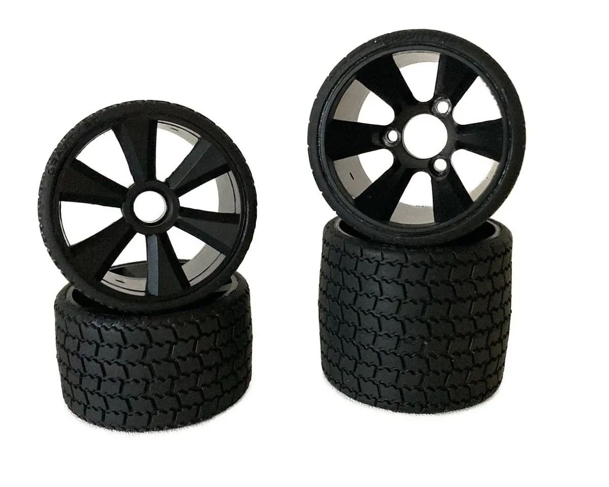 Gravity Rc 1:12 Mounted Rubber Tyres (4Pc) 1