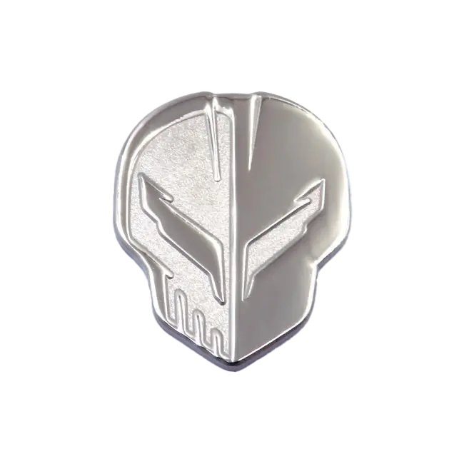 C8.R 2020 "Jake" Silver Lapel Pin 1