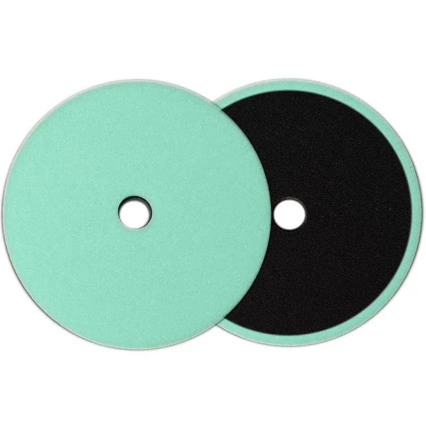 Buff And Shine Green Extreme Cutting Low Pro Foam Grip Pad (5.5" , 6.5") 1