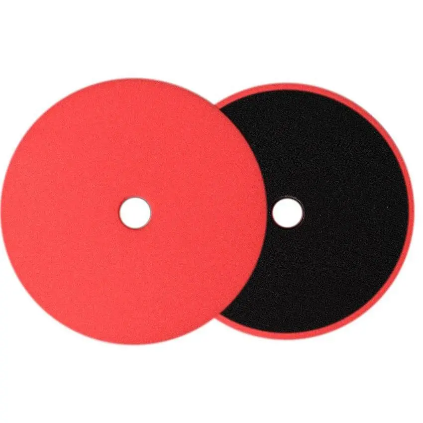 Buff And Shine Red Finishing Low Pro Foam Grip Pad (5.5" , 6.5") 1