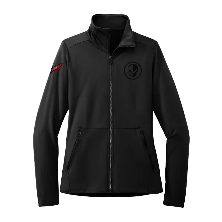 Corvette Racing Jake Women's Stretch Full-Zip Fleece 1