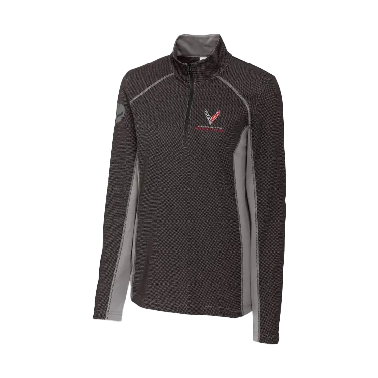 Corvette C8 Women's Colorblock Quarter-Zip 1