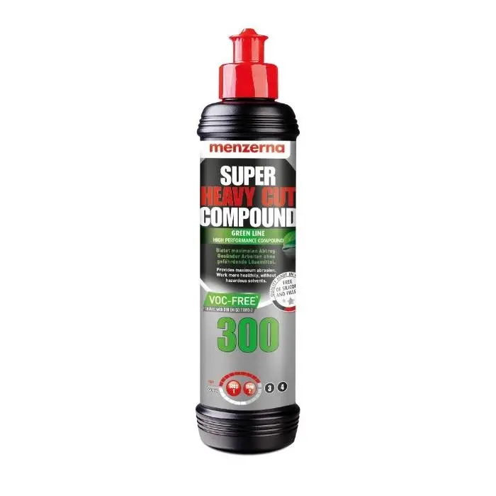 Menzerna Super Heavy Cut Compound 300 Green Line 8Oz 1