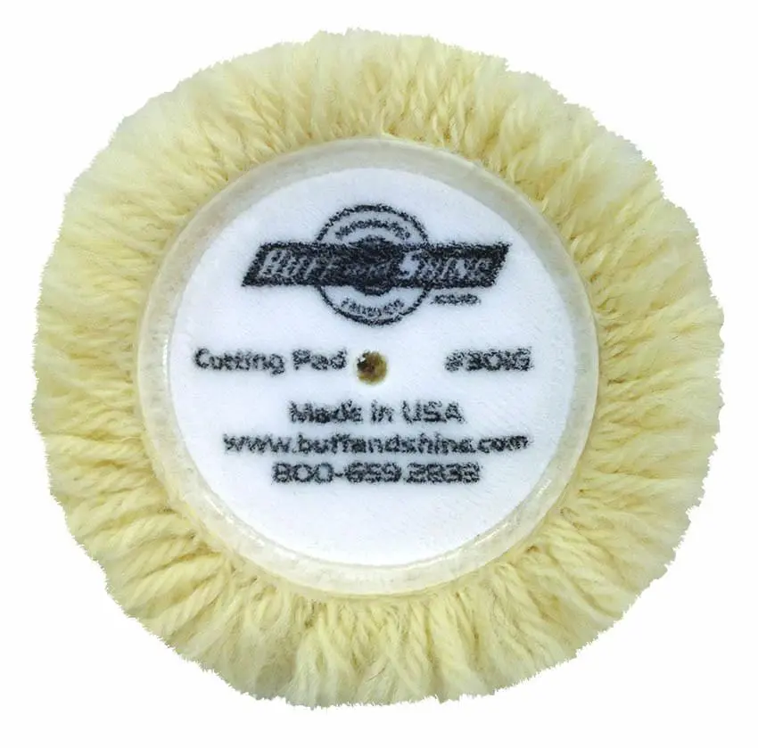3" Buff And Shine White Wool Grip Pad (2-Pack) 1
